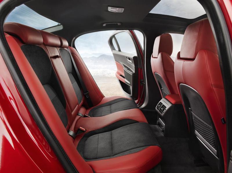 Jaguar XE rear seats