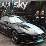 Jaguar F Type Concept Supporting Team Sky in Tour De France