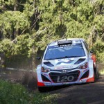 Hyundai Shell World Rally Team gets Rally Finland underway with solid first day